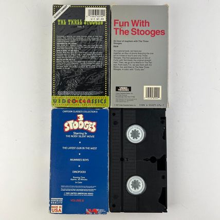 The Three Stooges VHS Video Tape Lot #3