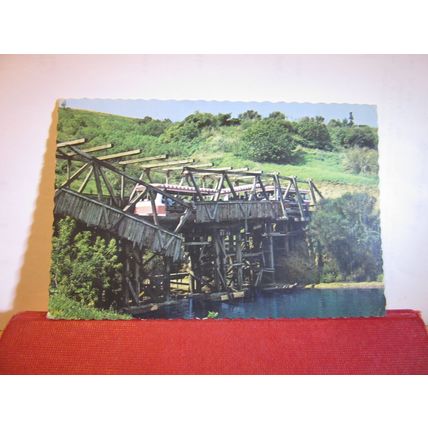 GLAMOR TRAM UNIVERSAL CITY STUDIOS, CALIFORNIA, USA used postcard 1976 pm =