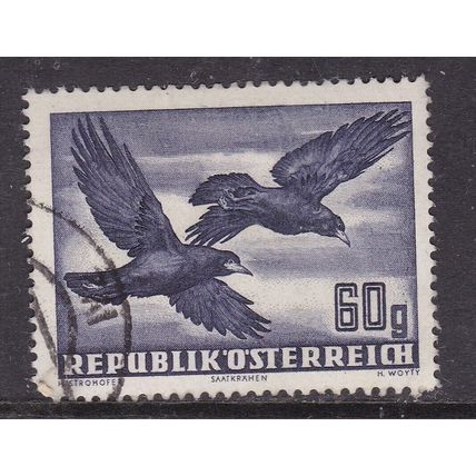 Austria 1950 Rooks 60g Fine Used SG 1215 VGC