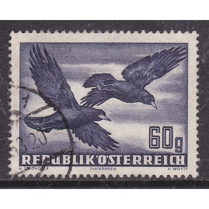 Austria 1950 Rooks 60g Fine Used SG 1215 VGC