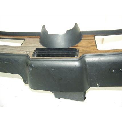 1976 CHRYSLER CORDOBA A/C INSTRUMENT CLUSTER SURROUND & LOWER DASH PLASTIC OEM