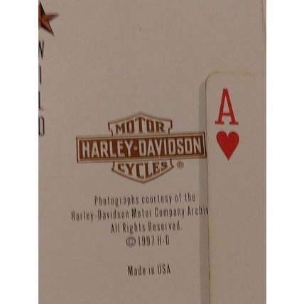Vintage 1997 Harley Davidson Motorcycle Deck Of Playing Cards 1903-1929
