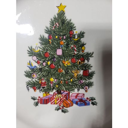 Gibson Designs - Noel Morning - Dinner Plate - 10". Discontinued.
