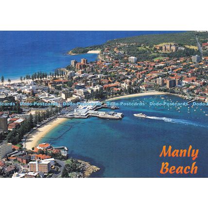 D028108 Manly Beach. Sydney. New South Wales. Australia. Manly jetcat arriving a
