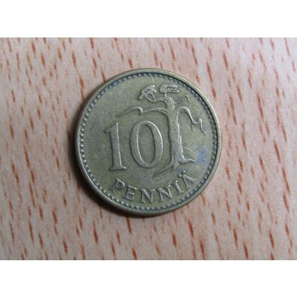 Finland 1966 10 Pennia Coin