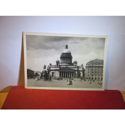 ST. ISSAC'S CATHEDRAL, ST. PETERSBURG, RUSSIA unused postcard dated 1955 =
