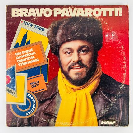 Luciano Pavarotti – Bravo Pavarotti Vinyl 2xLP Record Album PAV 2001-2