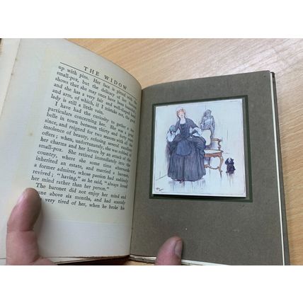 1909 SIR RICHARD STEELE "THE PERVERSE WIDOW" CECIL ALDIN ART FICTION BOOK (LL)