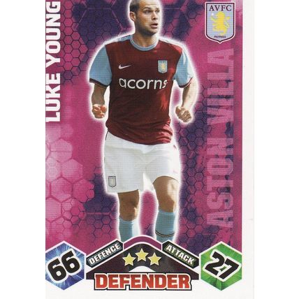 Match Attax 2009/2010 Luke Young Aston Villa