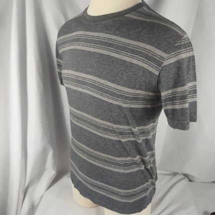 George Boy's Youth Gray/Sliver Striped Basic T-Shirt Size S/Ch 34-36 Used