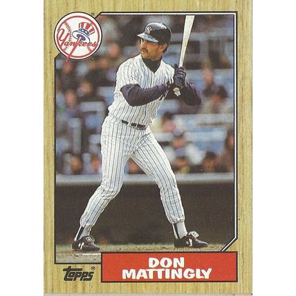 1987 TOPPS DON MATTINGLY #500