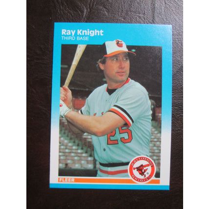 Two (2) Ray Knight Baseball Cards - See Pictures and Description Below