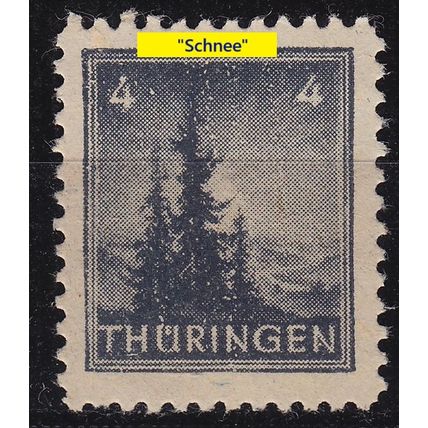 GERMANY Alliiert SBZ [Thüringen] MiNr 0093 AY I ( **/mnh ) Plattenfehler