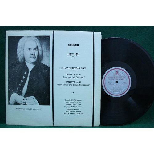 Gachinger Kantorei/Rilling - Bach: Cantatas 41 & 96 - MHS 1911 - EX