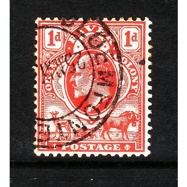 ORANGE FREE STATE 1903 SG 140 1d SCARLET FINE USED
