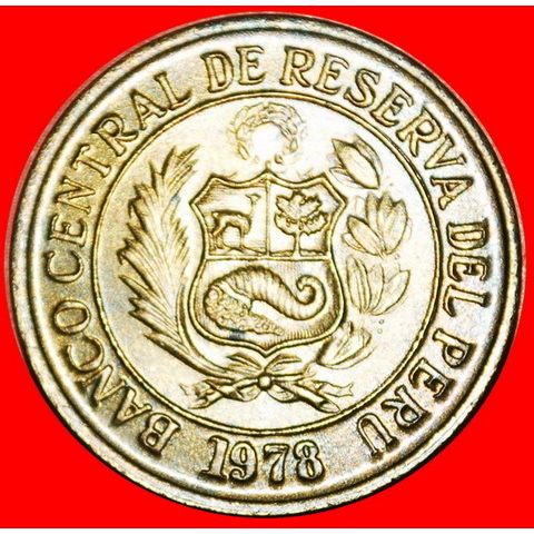 HAT: PERU ★ 10 SOLES OF GOLD 1978 MINT LUSTER! LOW START ★ NO RESERVE!
