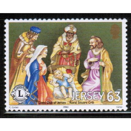 1998 JERSEY Lions Club Christmas 63p MNH - Scott #882