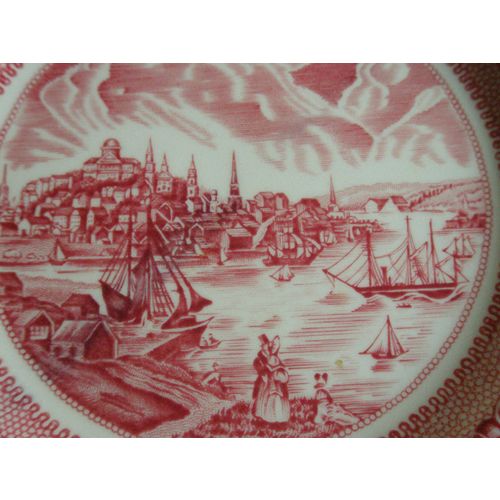 Nice Johnson Brothers Historic America Plate - Boston Harbour