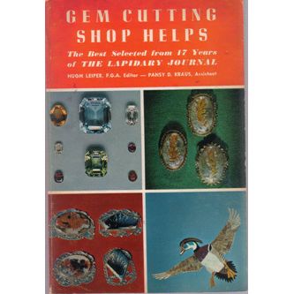 GEM CUTTING SHOP HELPS :: 1974 Book :: FREE Shipping