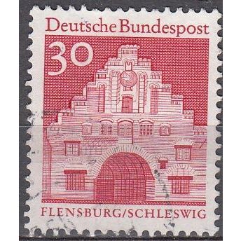 Deutschland 1966 Michel 493 O Cote (2011) 0.30 € Flensburg porte du Nord