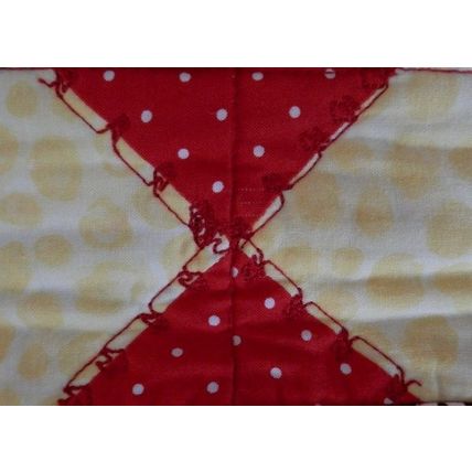 Quilted Homecrafted Table Topper Dicey Chance with Cards 050503TT