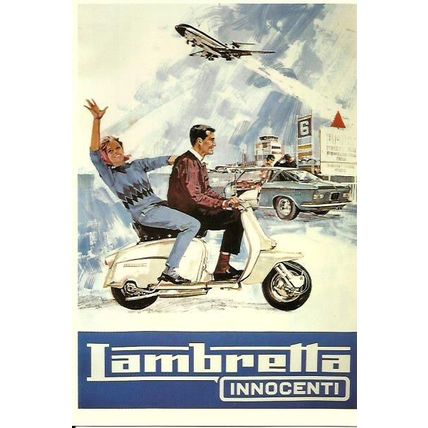 Advertising LAMBRETTA Innocenti Postcard (Mayfair 699)