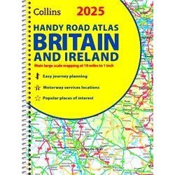 Collins Road Atlas 2025 Collins Handy Road Atlas Britain And Ireland