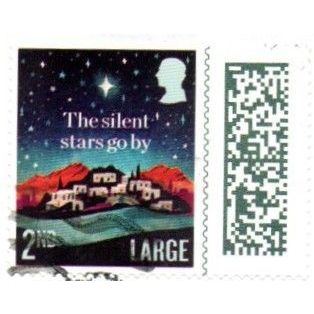 2023 Christmas. 2nd Large. Bethlehem. Self Ad Die Cut. Fine Used On Piece