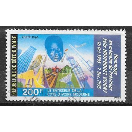 Cote D'Ivoire N° 922 YVERT OBLITERE ( USED )