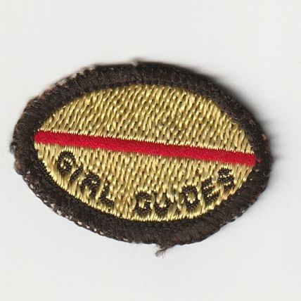 Girl Guide Badge - Brownie Journey Highway - 1960's - Hessian Back Used (BY285)