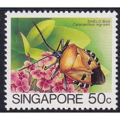 Singapore 1985 SG 497 UMM - Fauna/Insects (C-260 (17))