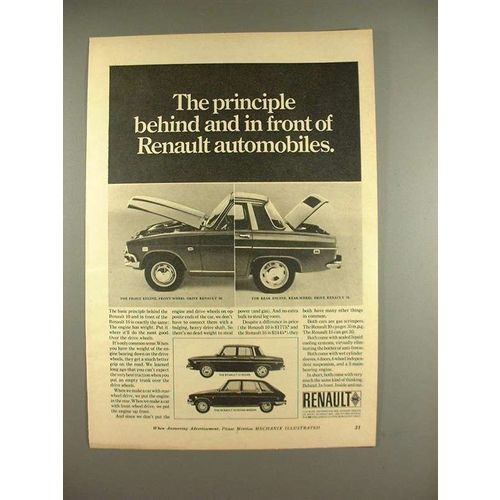 1969 Renault 10 and 16 Car Ad - The Principle