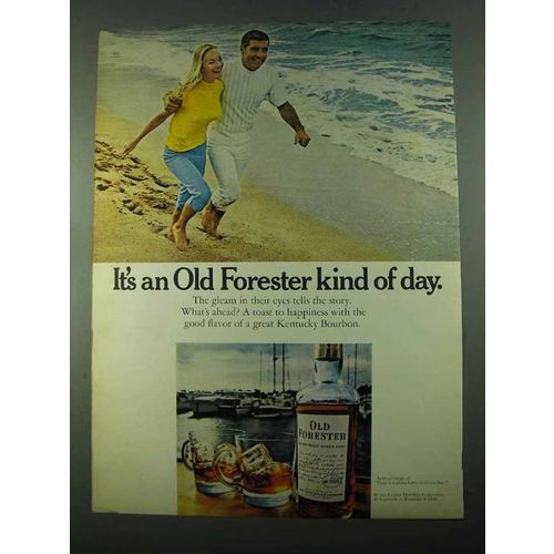 1969 Old Forester Bourbon Ad - Kind of Day