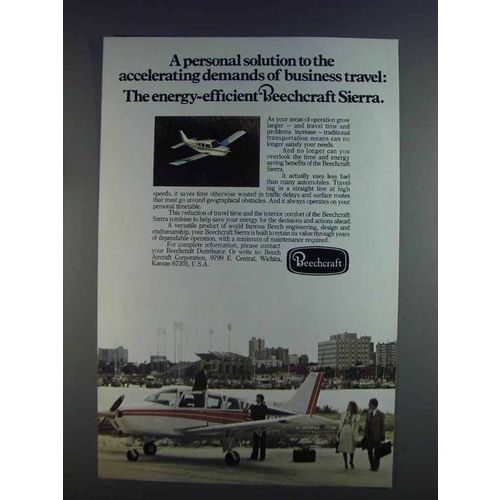 1980 Beechcraft Sierra Ad - Accelerating Demands