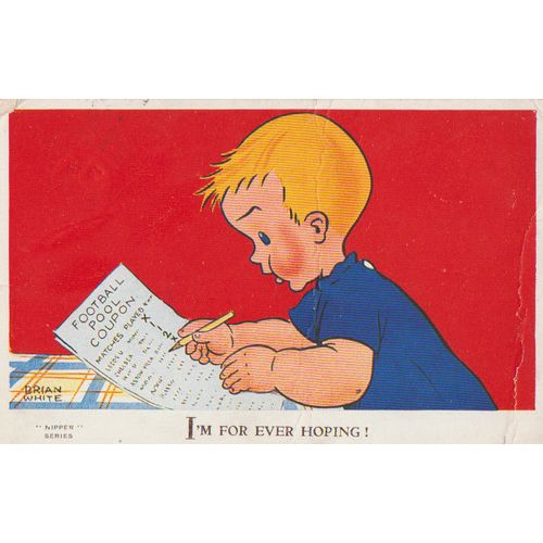 GB 1939 I'm Forever Hoping comic card by Valentines see other listings