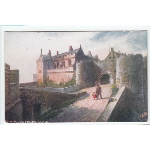 The Palace Stirling Castle Oilette Art Postcard 6157