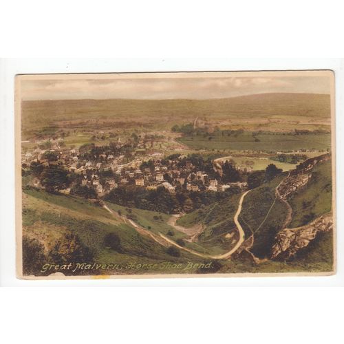 Horse Shoe Bend Great Malvern Postcard Worcestershire 76897