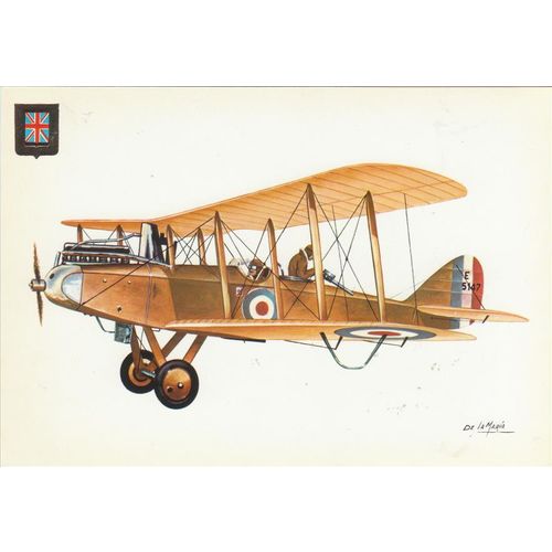 Airco DH9 Military Aviation Postcard (AM1595)