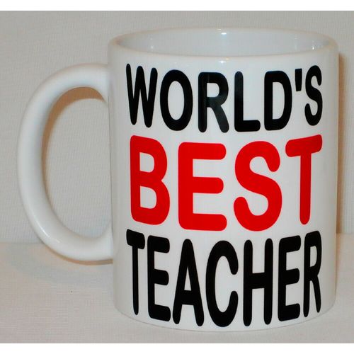 World's Best Teacher Mug Can Personalise Great Student Thank You Tutor School