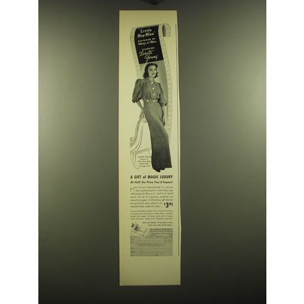 1938 The Sterling Company Little Boy Blue Suits Ad - Loretta Young