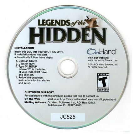 LEGENDS of the HIDDEN (6 Pack) (PC-DVD, 2014) - NEW DVD in SLEEVE