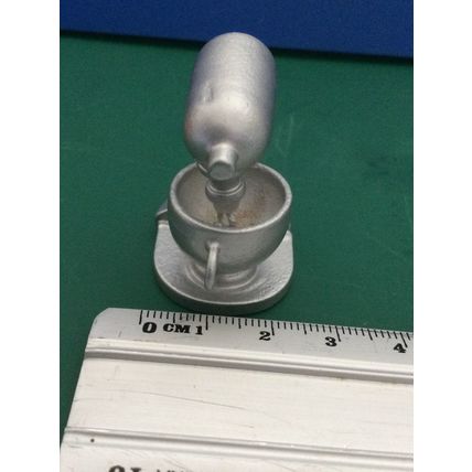 Silver Coloured Food Mixer 1:12th scale miniature