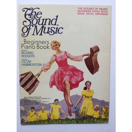 THE SOUND OF MUSIC - BEGINNERS PIANO BOOK (1970)