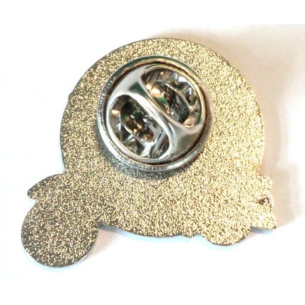 Black, White & Lights On Roundel Scooter MOD Metal Scooterist Bike Enamel Badge