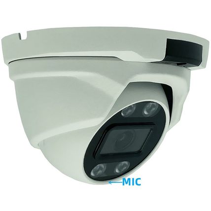 POE Camera Outdoor CCTV 4K 8MP IP Onvif AI Full Color Night Vision Double Light