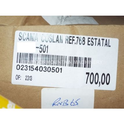 Genuine Coslan synthetic band, polypropylene woven border. 10m Black 30mm wide