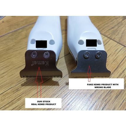 Kemei 5027 Beard Hair Trimmer Cordless Electric Bald Haircut Detailer Clipper
