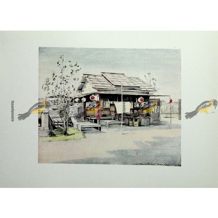 Tea House, Japan, Menpes, Book Illustration (Print), 1903