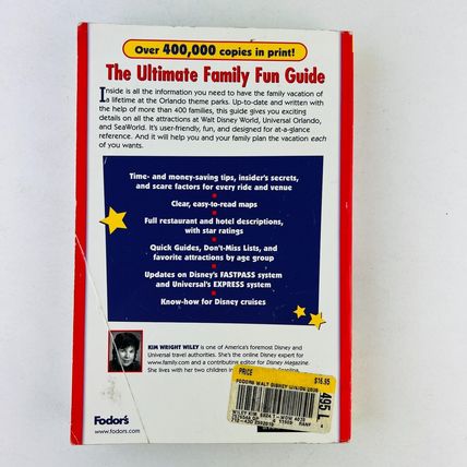Walt Disney World and Universal Orlando With Kids by Wiley Fodors 15th Edition