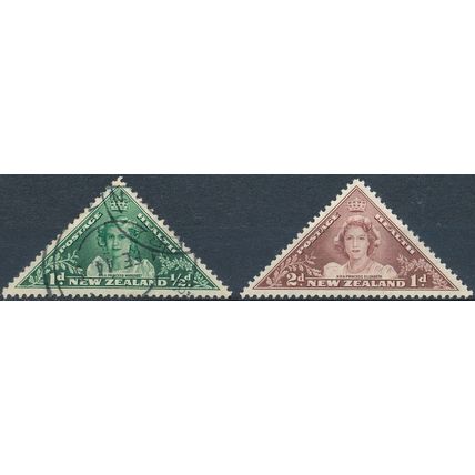 Health Stamps - New Zealand 1943 - F H & NM H - SG 636/7